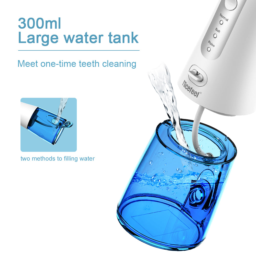 Nicefeel Cordless Water Teeth Cleaner Professional Dental Oral Irrigator