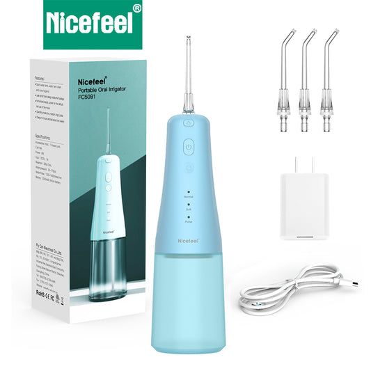 Nicefeeel FC5091 Cordless Rechargeable Water Flosser Oral Irrigator