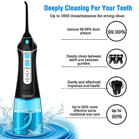 Nicefeel FC1591 Travel Dental Water Flosser