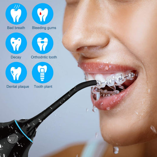 Nicefeel Cordless Dental Water Flosser Water Teeth Cleaner Oral Irrigator