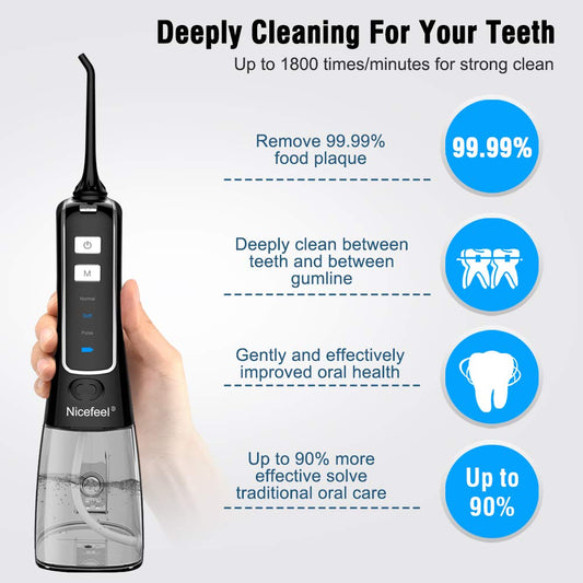 cordless portable Plus Oral Irrigator