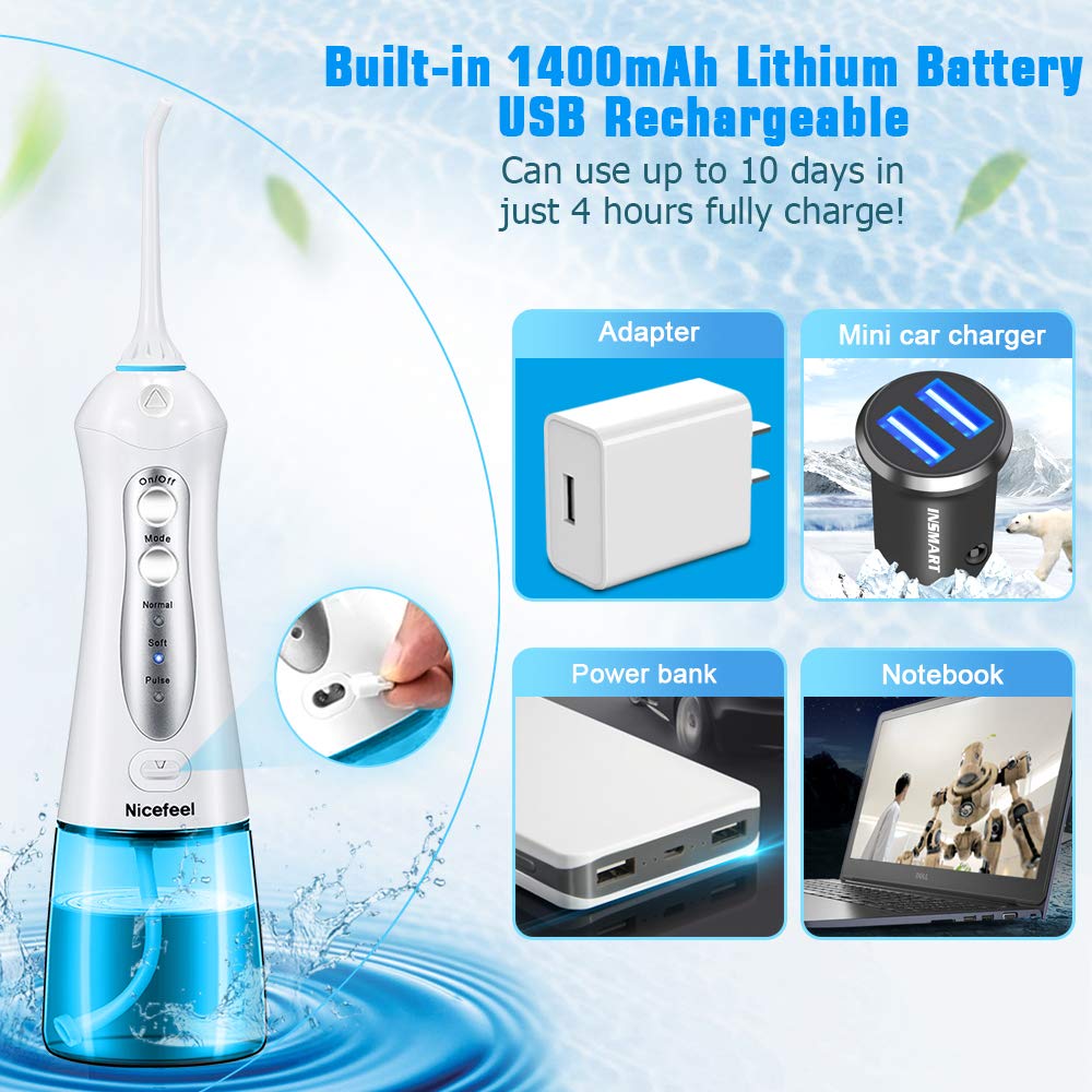 usb Waterpik Cordless Water Flosser Oral Irrigator