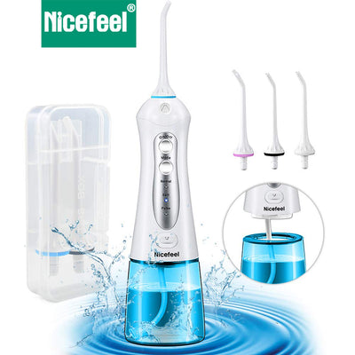 Nicefeel 300ML IPX7 Portable Cordless Ultra Water Flosser Classic