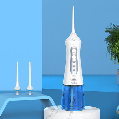 Nicefeel 300ML Cordless Water Flosser Teeth Cleaner - Blue