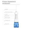Nicefeel 300ML Cordless Water Flosser Teeth Cleaner - Blue