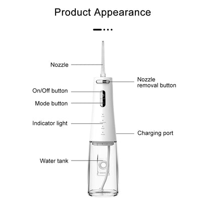 Nicefeel FC5090 White Cordless Portable Oral Irrigator