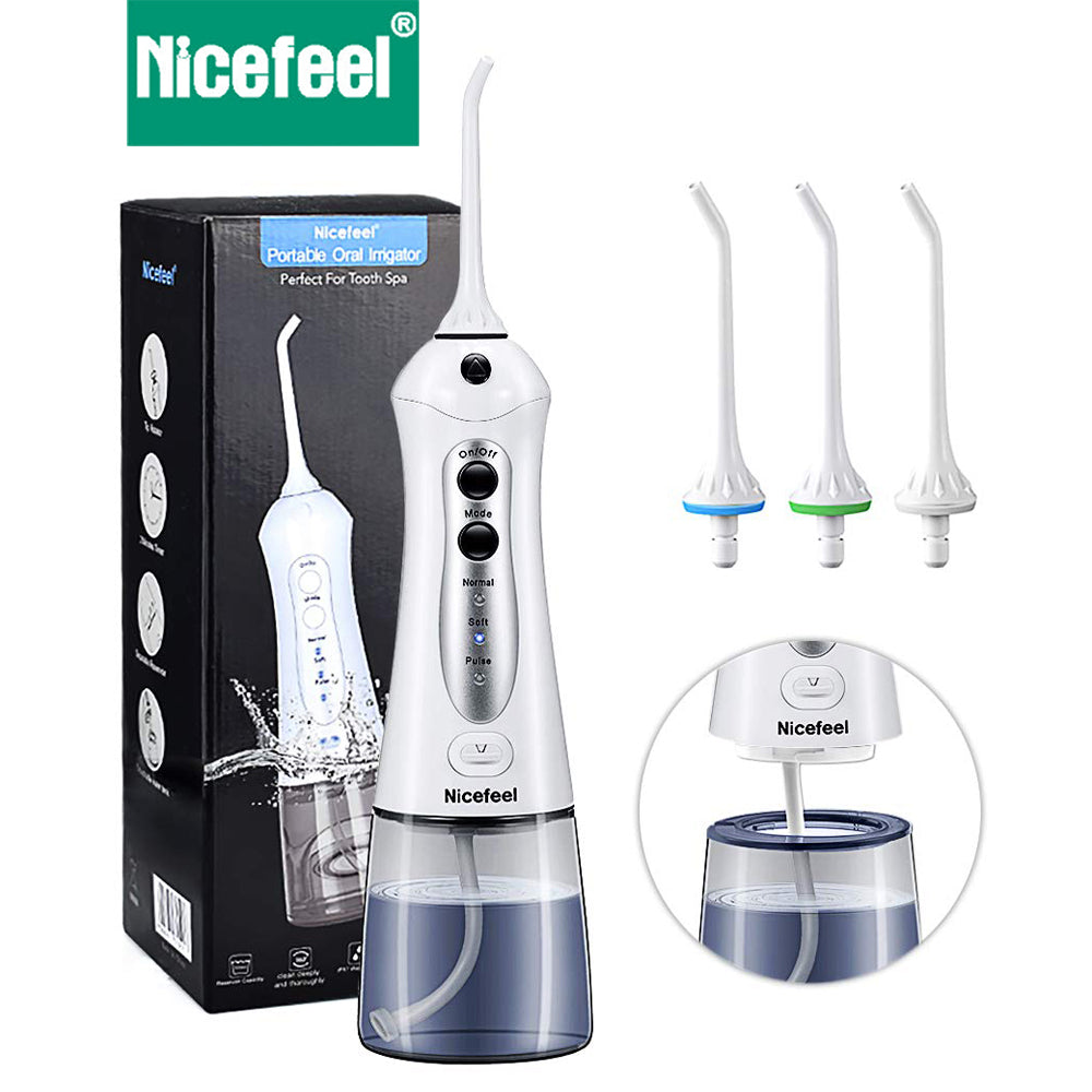 Nicefeel 300ML IPX7 Protable Cordless Water Flosser Classic