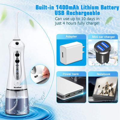 Nicefeel FC159  Portable Water Flosser  Oral Irrigator